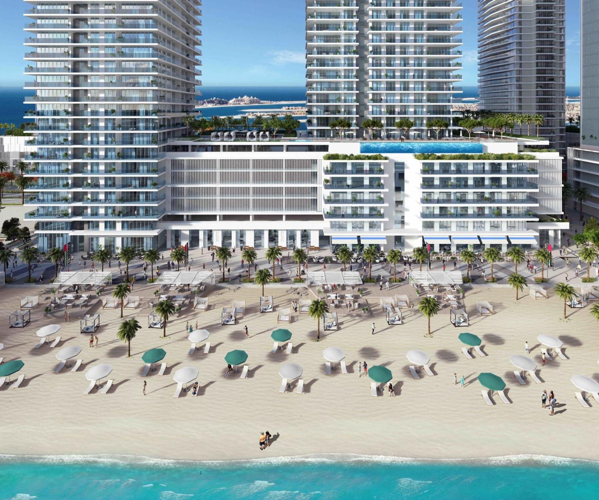 Apartament Lux Bnb I Sun Rise Bay I Palm & Sea View Dubaj Zewnętrze zdjęcie