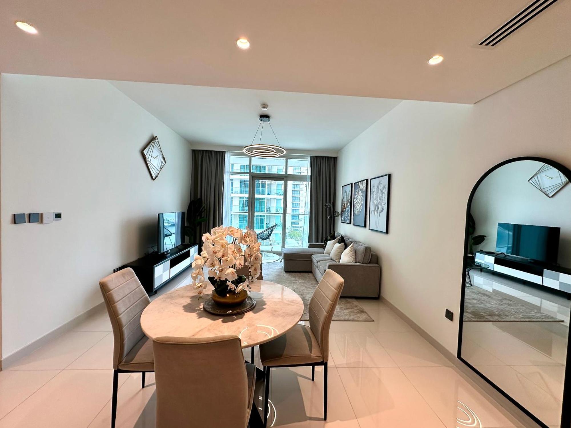 Apartament Lux Bnb I Sun Rise Bay I Palm & Sea View Dubaj Zewnętrze zdjęcie