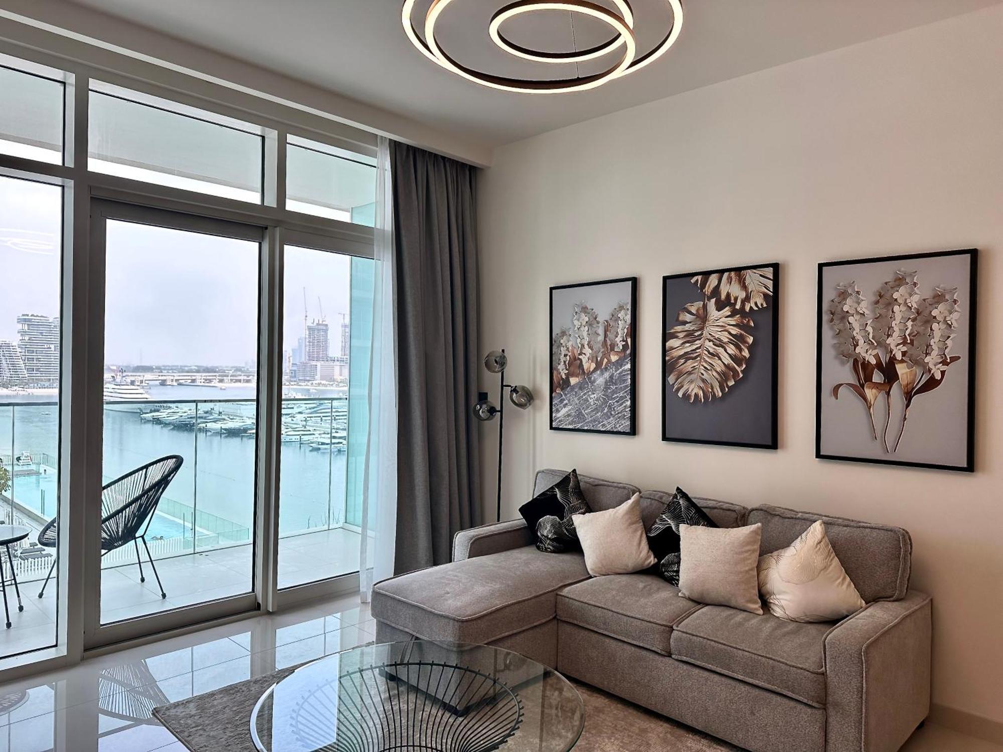 Apartament Lux Bnb I Sun Rise Bay I Palm & Sea View Dubaj Zewnętrze zdjęcie