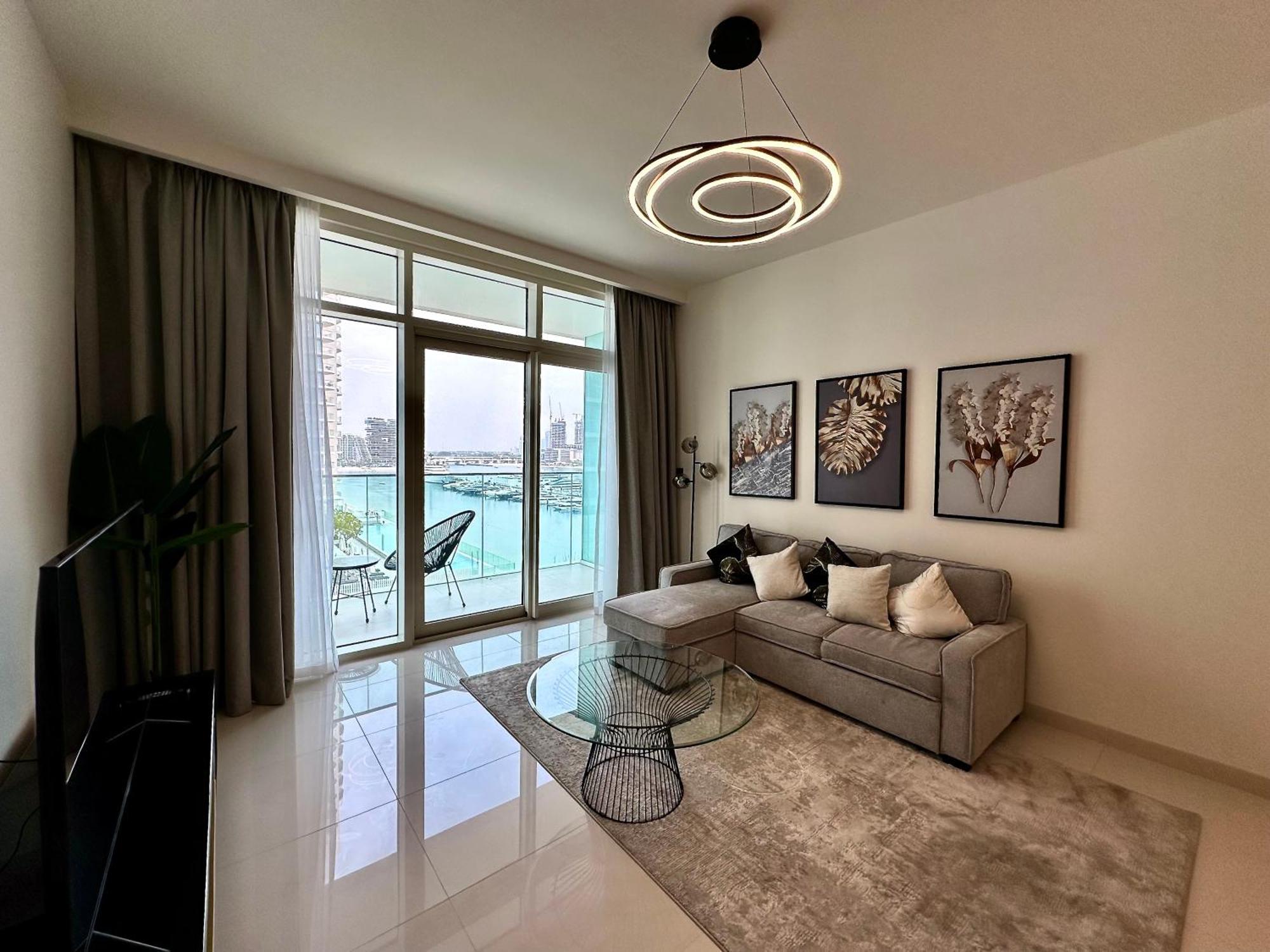 Apartament Lux Bnb I Sun Rise Bay I Palm & Sea View Dubaj Zewnętrze zdjęcie