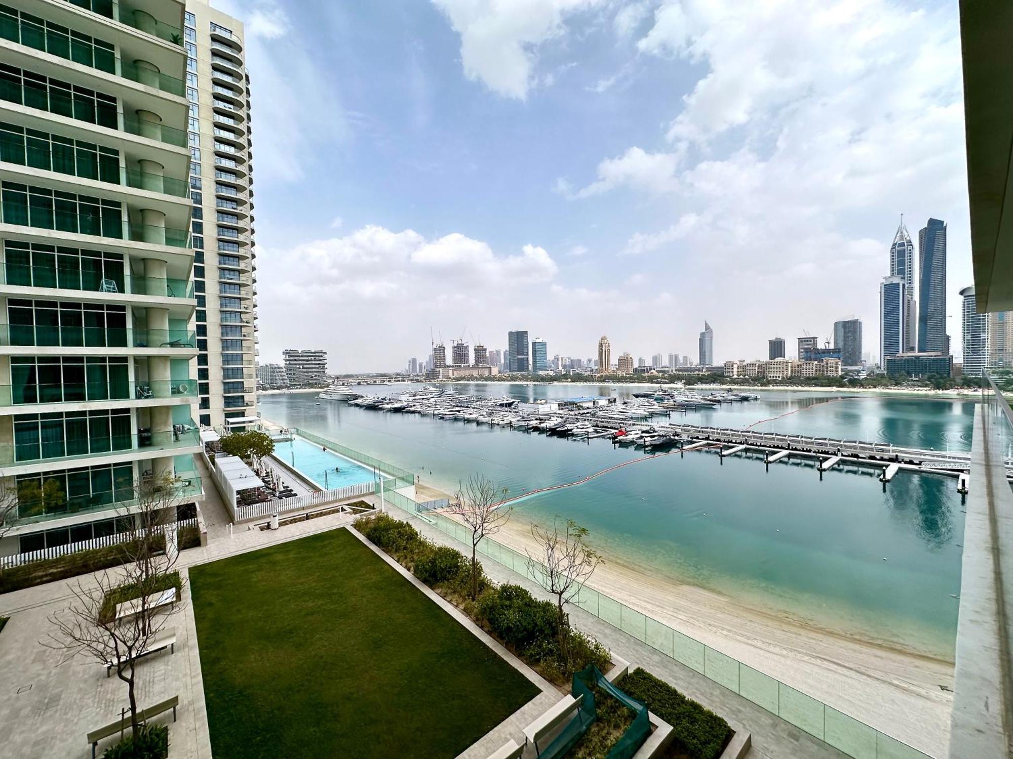 Apartament Lux Bnb I Sun Rise Bay I Palm & Sea View Dubaj Zewnętrze zdjęcie